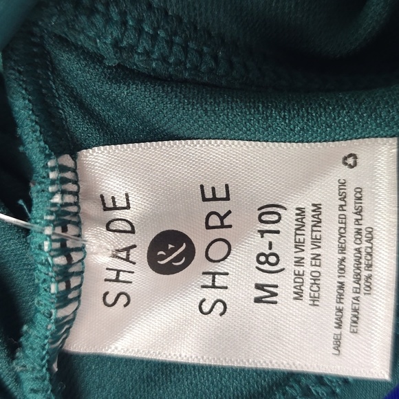 One Shoulder Plunge Cut Out One Piece Swimsuit | Shade & Shore | Medium (8/10) - Picture 8 of 9